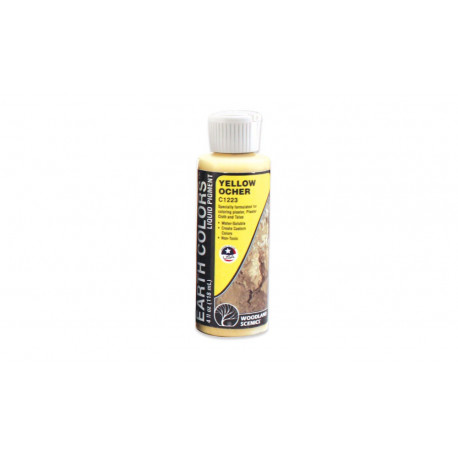 Pigment jaune ocre / Yellow ocher pigment, 118 ml