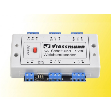 Décodeur pour aiguillages multi-protocole / Multi protocol switching and turnout decoder