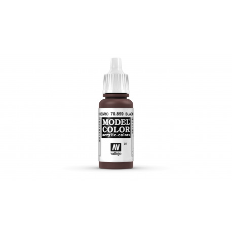 Model Color Rouge Noir / Black Red Mat, RAL3007, 17 ml