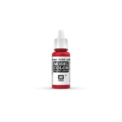 Model Color Rouge Carmin / Carmine Red Mat, 17 ml