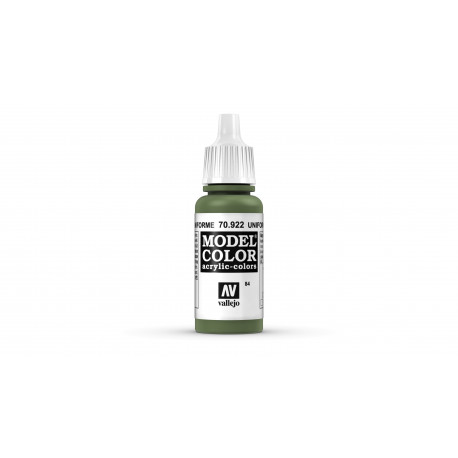 Model Color Vert Uniform Green Mat, 17 ml