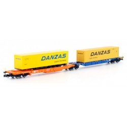 Wagon porte conteneur Danzas-N-V