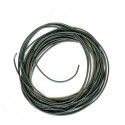 Câble Noir / Black wire 0.2 mm, 3A, 7m
