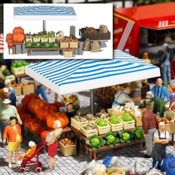 Etal de légumes / Market Stand Vegetables