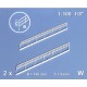 Rampes escaliers / Banister rails, white 1/100