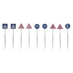 Panneaux routiers / Traffic signs (9 pces) N