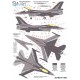 Decal f-16am falcon fa-134 2009 belgian air force 1/48