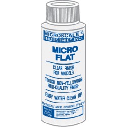 Micro Coat Flat - 1 oz. bottle (Clear Flat finish)