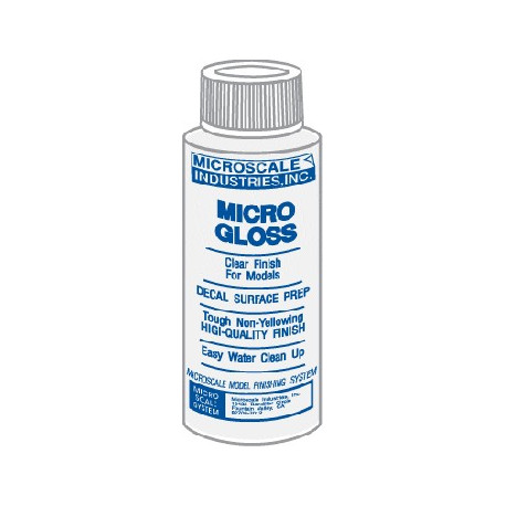 Micro Coat Gloss - 1 oz. bottle (Clear Gloss finish)
