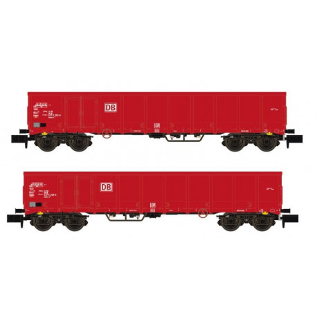 2 wagons eanos x059 DB rouges Ep VI N