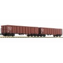 Set deux wagons-eanos-x-055-AAE-N-V-DB