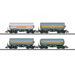 Set de 4 wagons citernes gaz DB III N