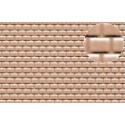 Tuiles de toiture beiges / Roofing tile grey 2 mm 330 * 220