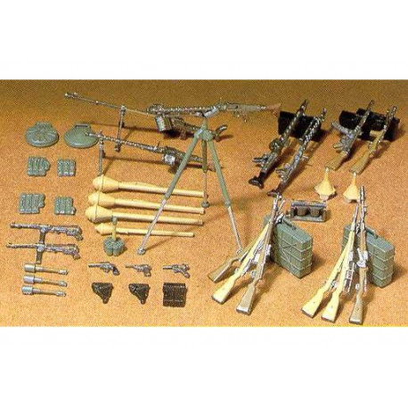 Set Armement Infanterie Allemande / German Infantry Weapons set 1/35