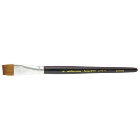 Pinceau pure sable plat 1