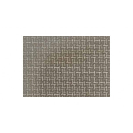 Plaque Diorama Briques Grises / Diorama Material Sheet Gray-Colored Brickwork, 210x297mm