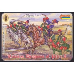 Russian Dragoons of Peter I, The Great Northern War 1/72