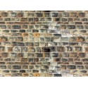 Plaque mur cartonnée pierre gris clair / Wall plate sandstone light-grey of cardboard