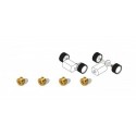 4 paliers en laiton / 4 Brass bush bearings ? 3mm