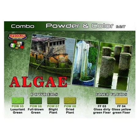 Combo powder & color algae