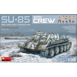 SU-85 Mod. 1943 (Early Production) w/Crew 1/35