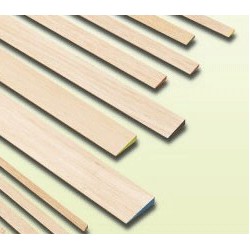 Bord de Fuite Balsa Trailing Edge1000 * 5 * 20 mm