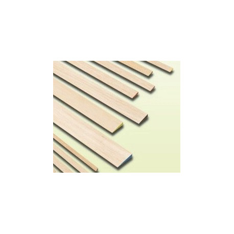 Bord de Fuite Balsa Trailing Edge1000 * 5 * 20 mm