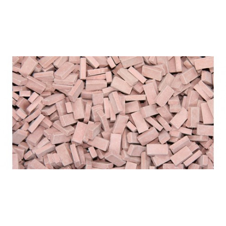 500 Briques Rouge Moyen / 500 Medium Red Bricks 1/32-1/35