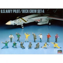 US Navy pilot / Deck crew Set A 1/48