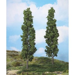 2 Peupliers / Poplar trees, 27cm