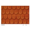 2 Plaques Tuiles rouges / Surface pattern, 40x20cm