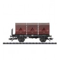 Wagon à bennes pour le transport de charbon / Coal Tub Car, DB, H0