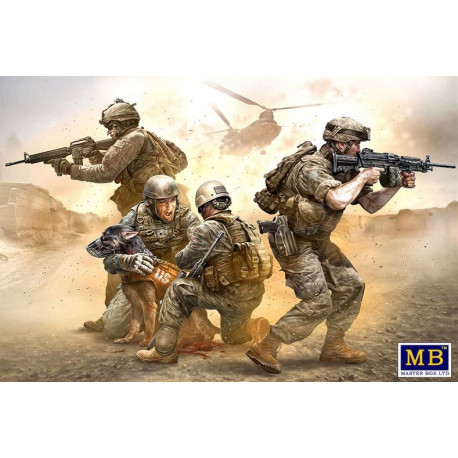Modern Wars Era, No Soldier left behind - MWD Down, 1/35