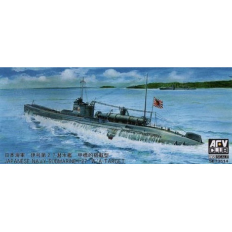 Japanese Navy Submarine I-27 with A-Target, 1/350