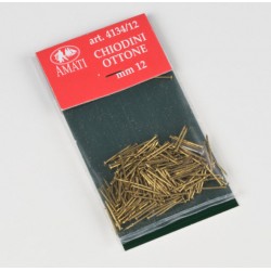 100 Clous Laiton / Brass Pins, 12mm