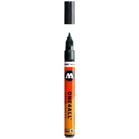 One4All Crossover Marqueur Acrylique Noir Métallisé / Acrylic Marker Black Metallic 1,5mm