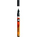 One4All Crossover Marqueur Acrylique Noir Métallisé / Acrylic Marker Black Metallic 1,5mm