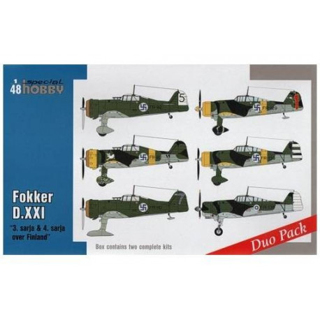 Fokker D.XXI Duo Pack 1/48