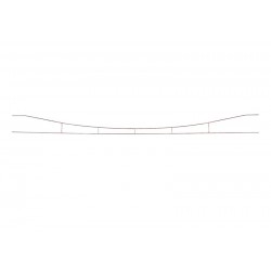 Elément de caténaire / Catenary Wire 67cm H0