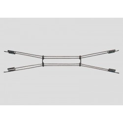 Elément de caténaire pour traversée / Catenary Wire for Crossings and Double Slip Switches, L 14,2cm, H0