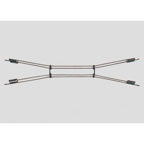 Elément de caténaire pour traversée / Catenary Wire for Crossings and Double Slip Switches, L 14,2cm, H0