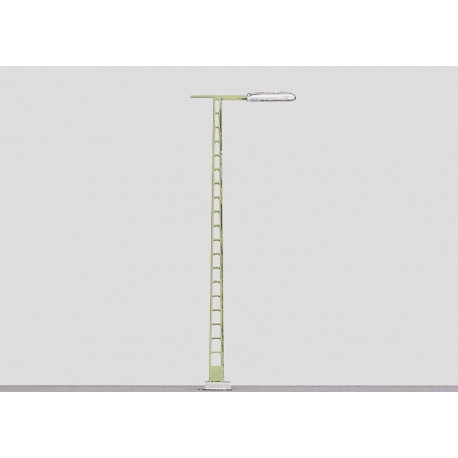 Eclairage de gare sur mât métallique horizontal / Station Light on a Standard Catenary Mast, H:4,2cm, Z