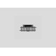 Rail de contact droit / Straight Circuit Track, L 1/2 : 90 mm, Voie K, H0