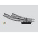 Aiguillage Enroulé Droite Electrique / Right Curved Turnout 30°, Voie K, H0