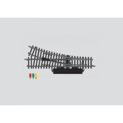 Aiguillage Electrique Droit / Right Turnout, 22° 30', 168.9 mm, Voie K, H0