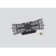 Traversée jonction double / Double Slip Switch R424,6, 22°, Voie K, H0