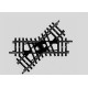 Croisement / Crossing angle 45°, L 90mm, Voie K, H0