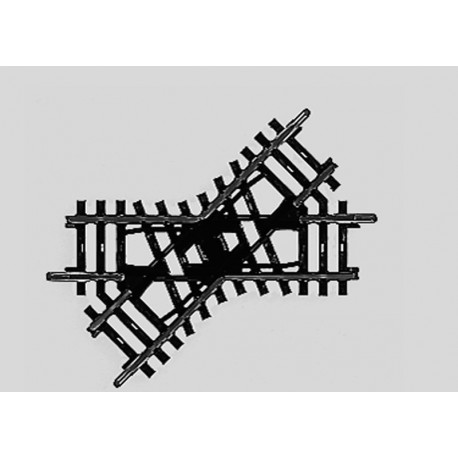 Croisement / Crossing angle 45°, L 90mm, Voie K, H0