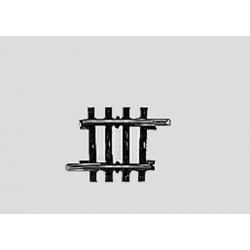 Rail courbe / Curved Track R424,6 mm, 1/8 : 3°, Voie K, H0