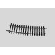 Rail courbe / Curved Track R424,6 mm, 1/2 : 15°, Voie K, H0